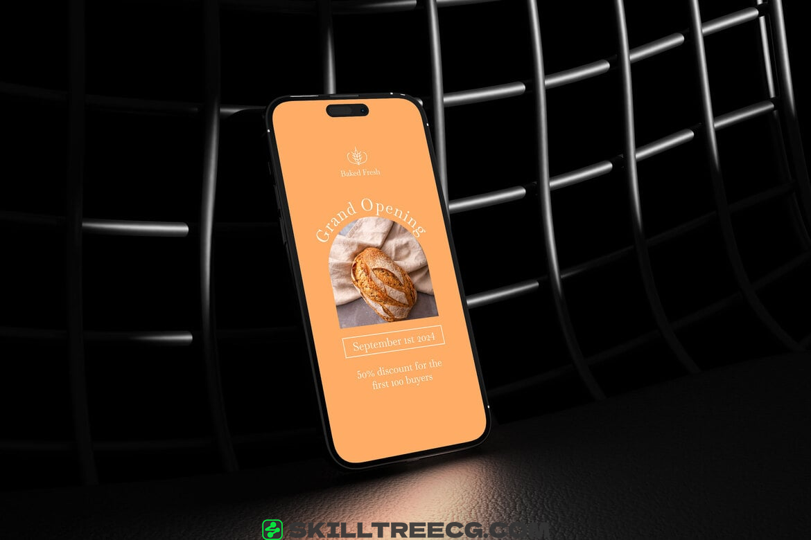 图片[3]-Multiple iPhone Display Mockup（593328）-技能树